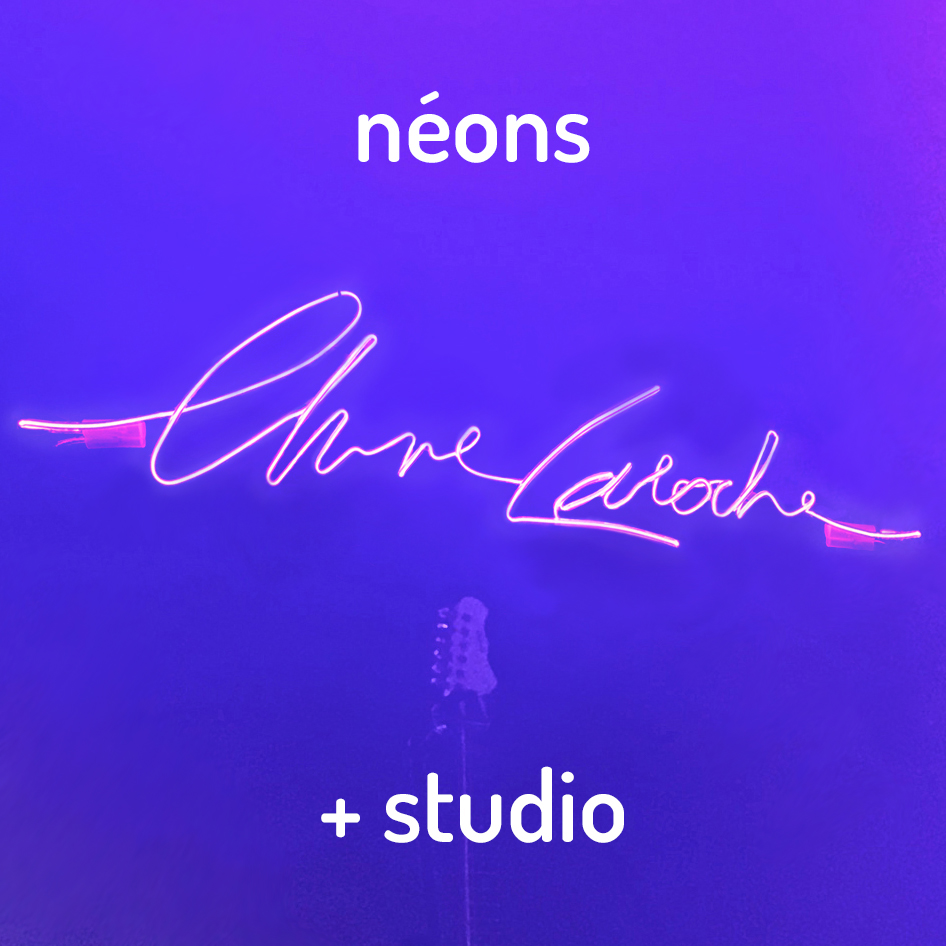 Néons de Cédric Vionnet et photos studio